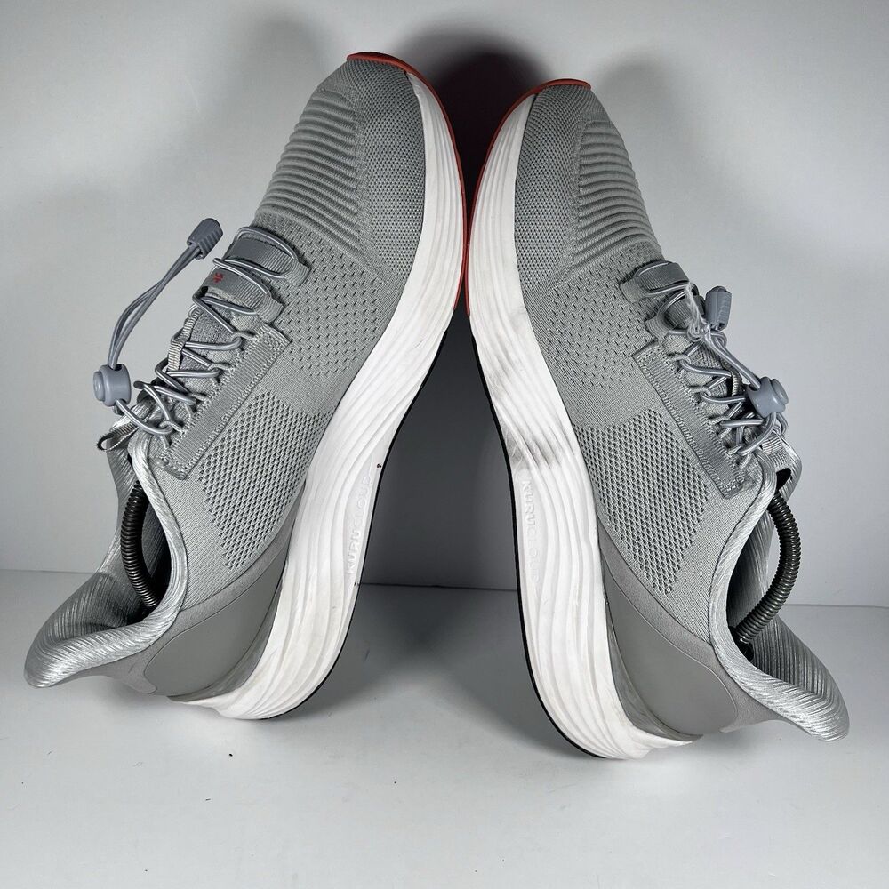 Kuru Atom Quick Lace Gray Comfort Athletic Shoes Sneakers Men's Size 13 - Picture 5 of 8